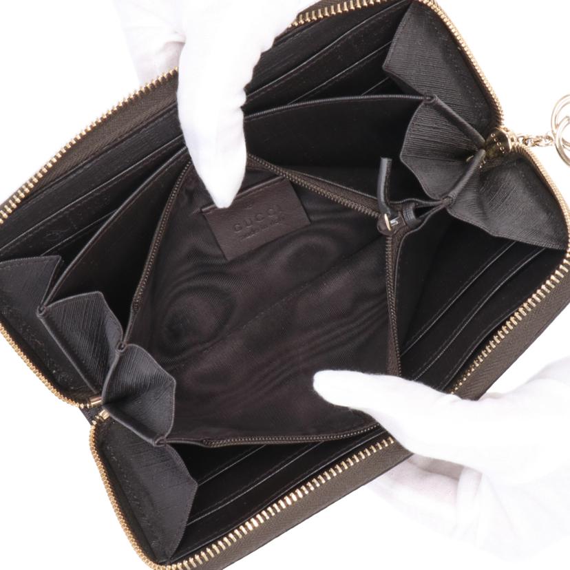 GUCCI グッチ/GGスプリーム ラウンドファスナー 長財布/907982//Aランク/93