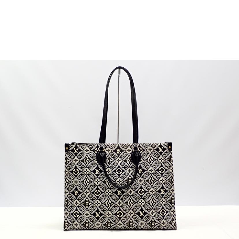 LV LV/オンザゴーGM/モノグラムジャガード/M57207//FL3***/ABランク/62