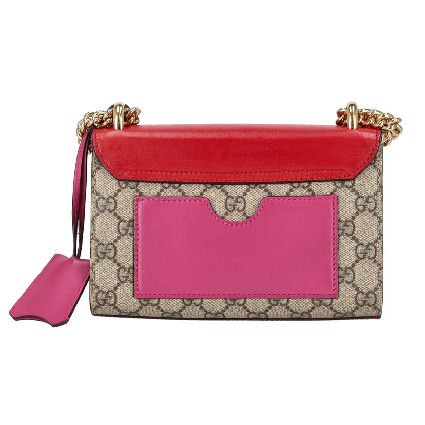GUCCI グッチ/GGスプリームパドロックGGスモールショルダーバッグ/409487//486***/ABランク/94