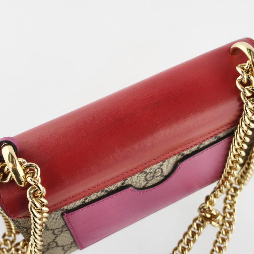GUCCI グッチ/GGスプリームパドロックGGスモールショルダーバッグ/409487//486***/ABランク/94