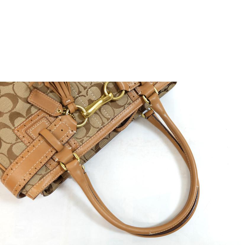COACH コーチ/ハンプトンズシグネチャーラージキャリーオール/10508//L06**/ABランク/71