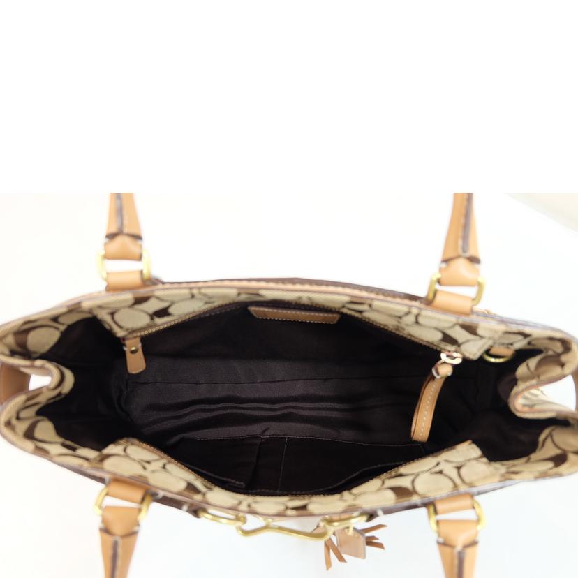 COACH コーチ/ハンプトンズシグネチャーラージキャリーオール/10508//L06**/ABランク/71