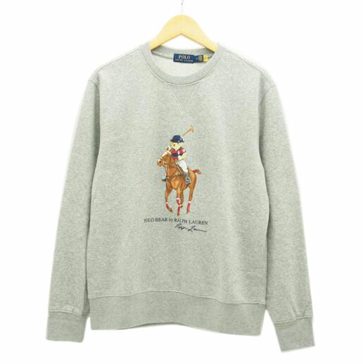 POLO RALPHLAUREN ポロ ラルフローレン/ポロベアープリント クルーネックスエット//Aランク/09