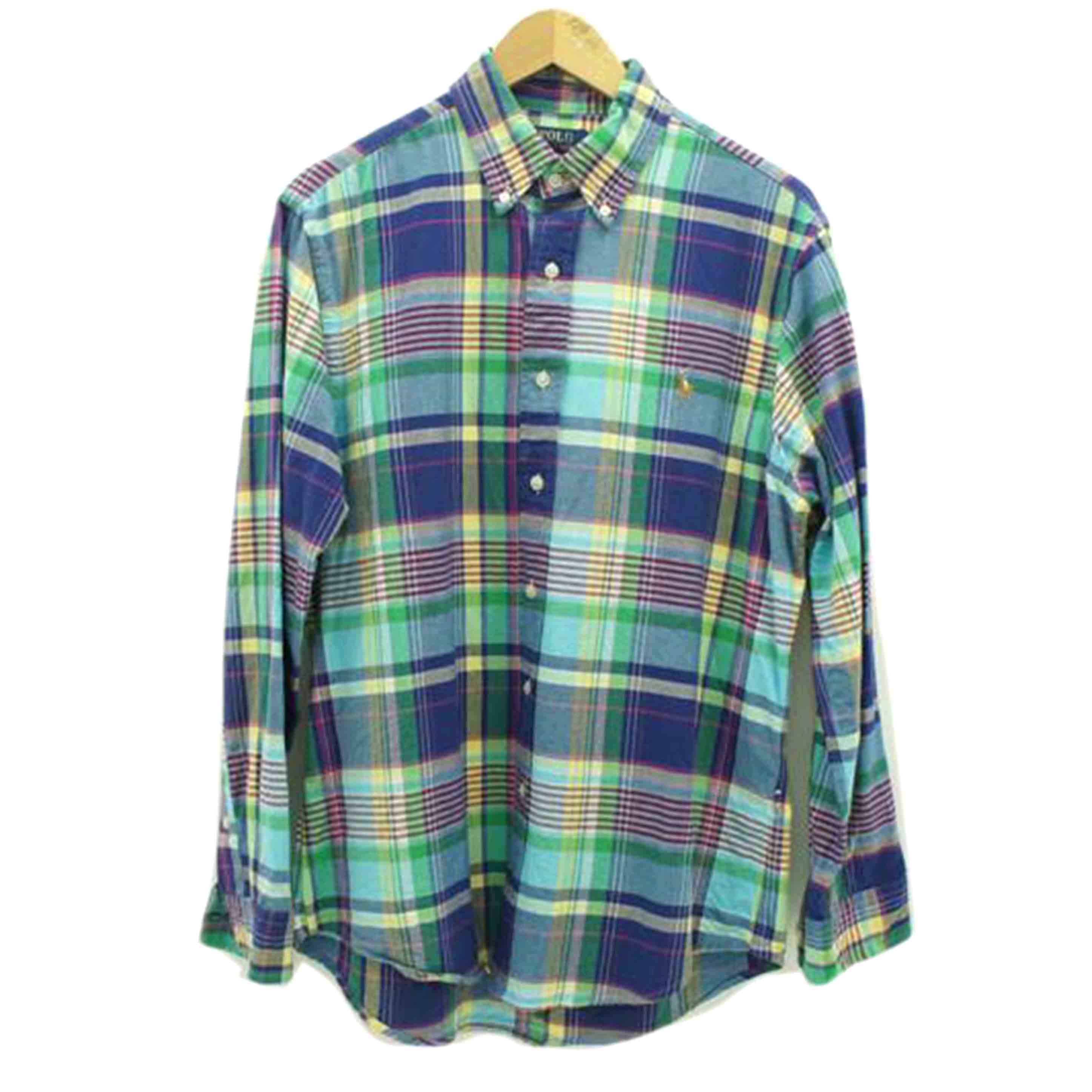 POLO RALPHLAUREN ポロ ラルフローレン/チェックボタンダウンシャツ//Aランク/09