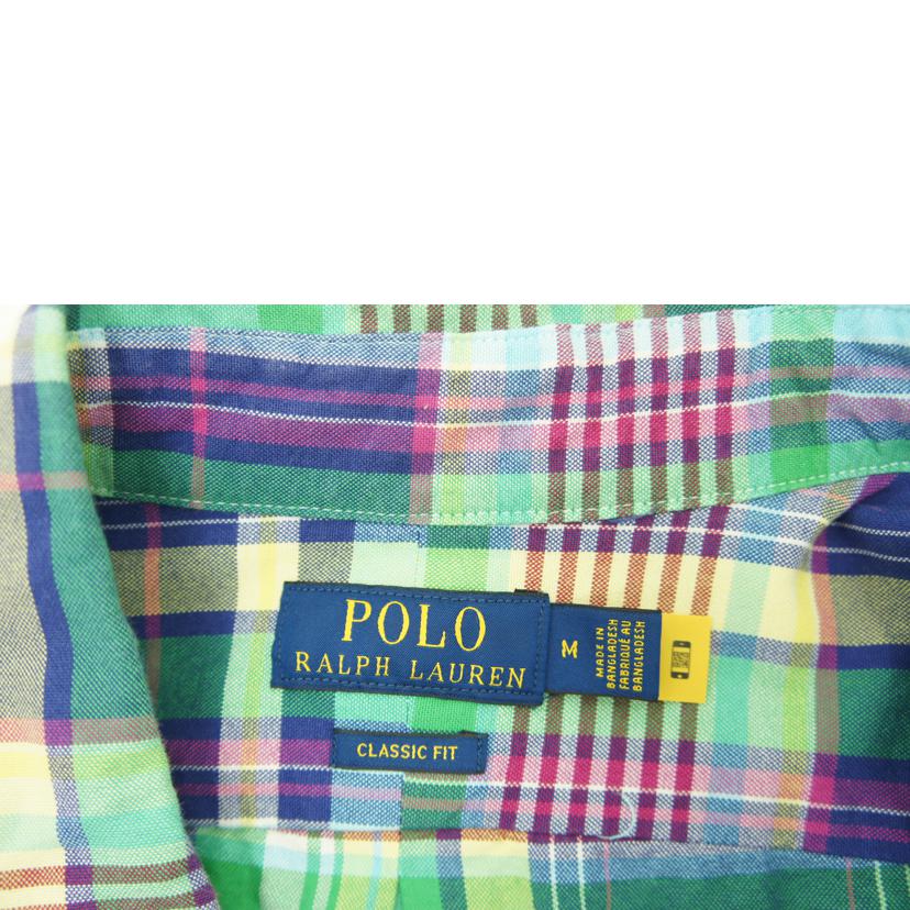 POLO RALPHLAUREN ポロ ラルフローレン/チェックボタンダウンシャツ//Aランク/09