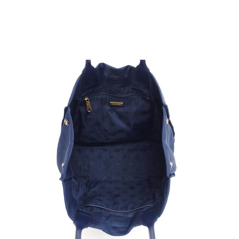 TORY BURCH トリーバーチ/ナイロントートバッグ/ネイビー//Bランク/04