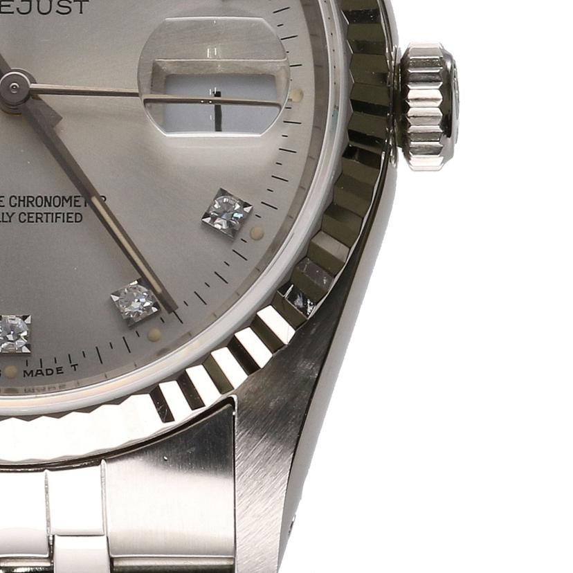 ROLEX ロレックス/デイトジャスト10Pダイヤ/シルバー/WGSS/16234G//E13**************/ABランク/75
