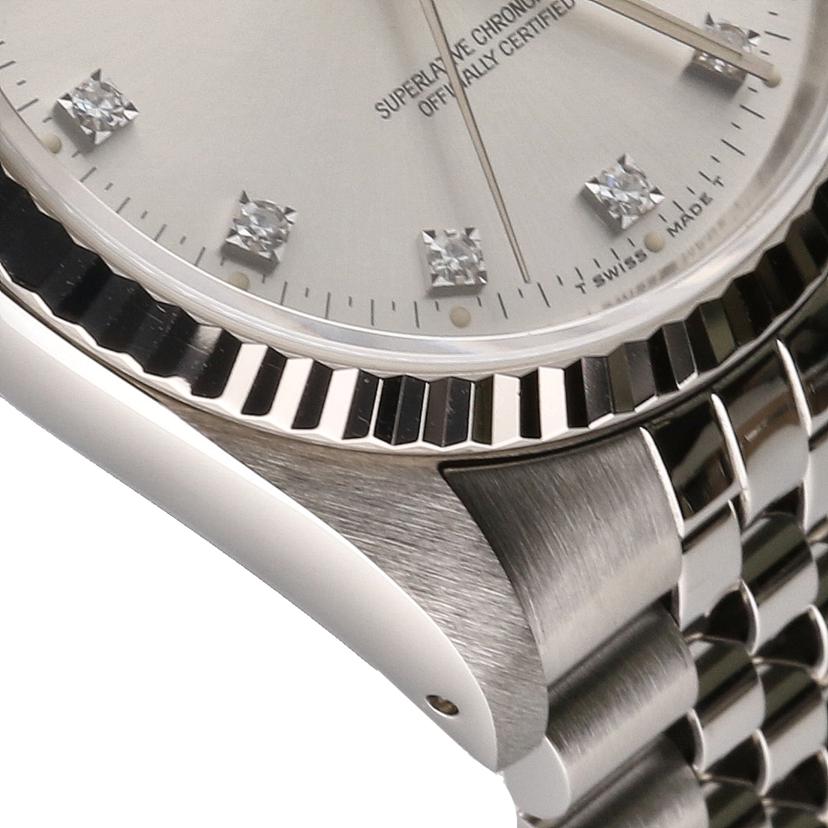 ROLEX ロレックス/デイトジャスト10Pダイヤ/シルバー/WGSS/16234G//E13**************/ABランク/75