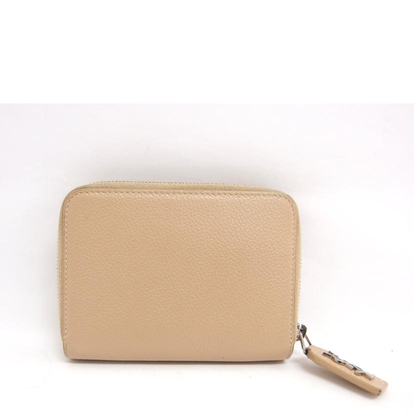 SAINT LAURENT サンローラン/レザーコンパクトウォレット/ベージュ/GUE414661//101*/Bランク/04