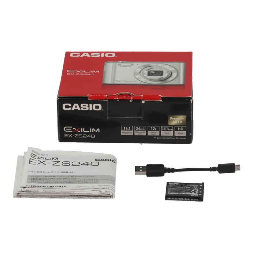 CASIO カシオ/デジタルカメラ/EXILIM/EX-ZS240//12013702A/Bランク/62