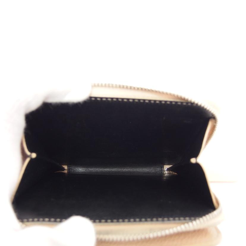 SAINT LAURENT サンローラン/レザーコンパクトウォレット/ベージュ/GUE414661//101*/Bランク/04