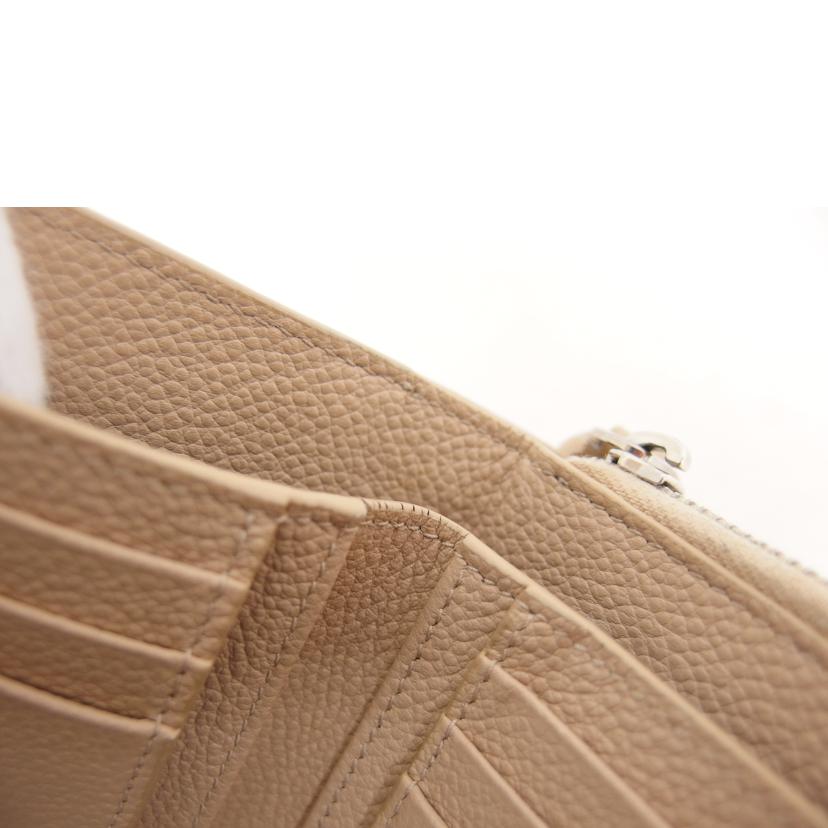 SAINT LAURENT サンローラン/レザーコンパクトウォレット/ベージュ/GUE414661//101*/Bランク/04