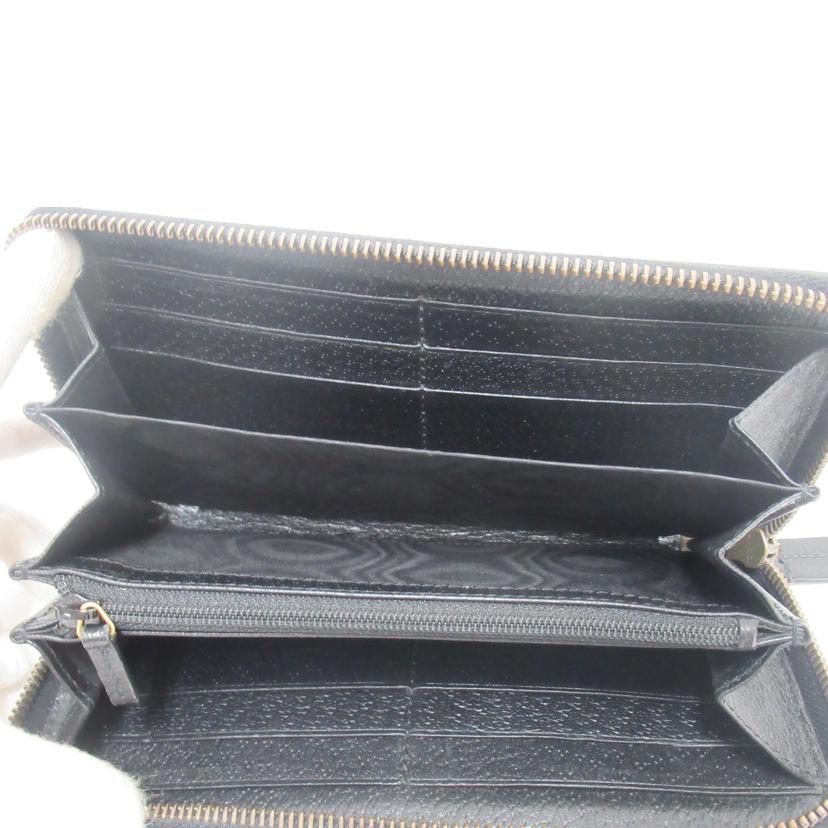 GUCCI/ラウンドファスナー長財布/523667//496***/ABランク/63