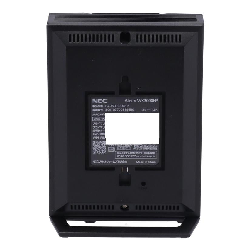 NEC 日本電気 /無線LANルーター/PA-WX3000HP//3001077005596B0/Bランク/05
