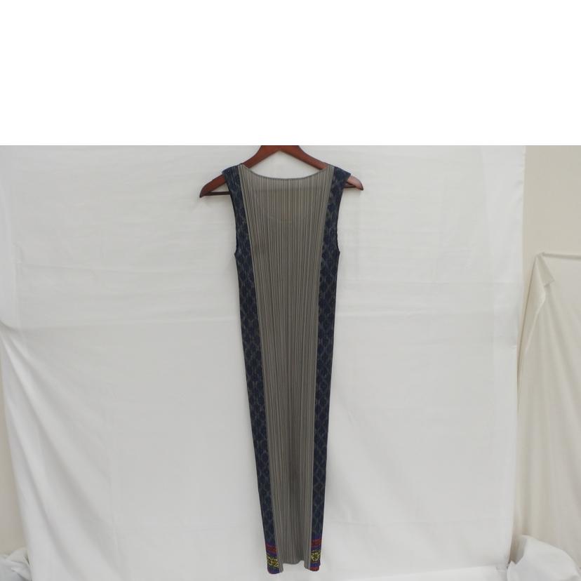 PLEATS PLEASE プリーツプリーツ/PLEATS PLEASE 総柄ワンピース/ネイビー/9261180898226//ABランク/82