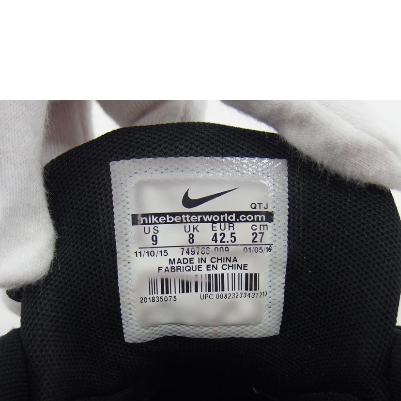 NIKE ナイキ/AIR MAX95エッセンシャル/ローカットスニーカー/ブラック/749766-009//Bランク/04