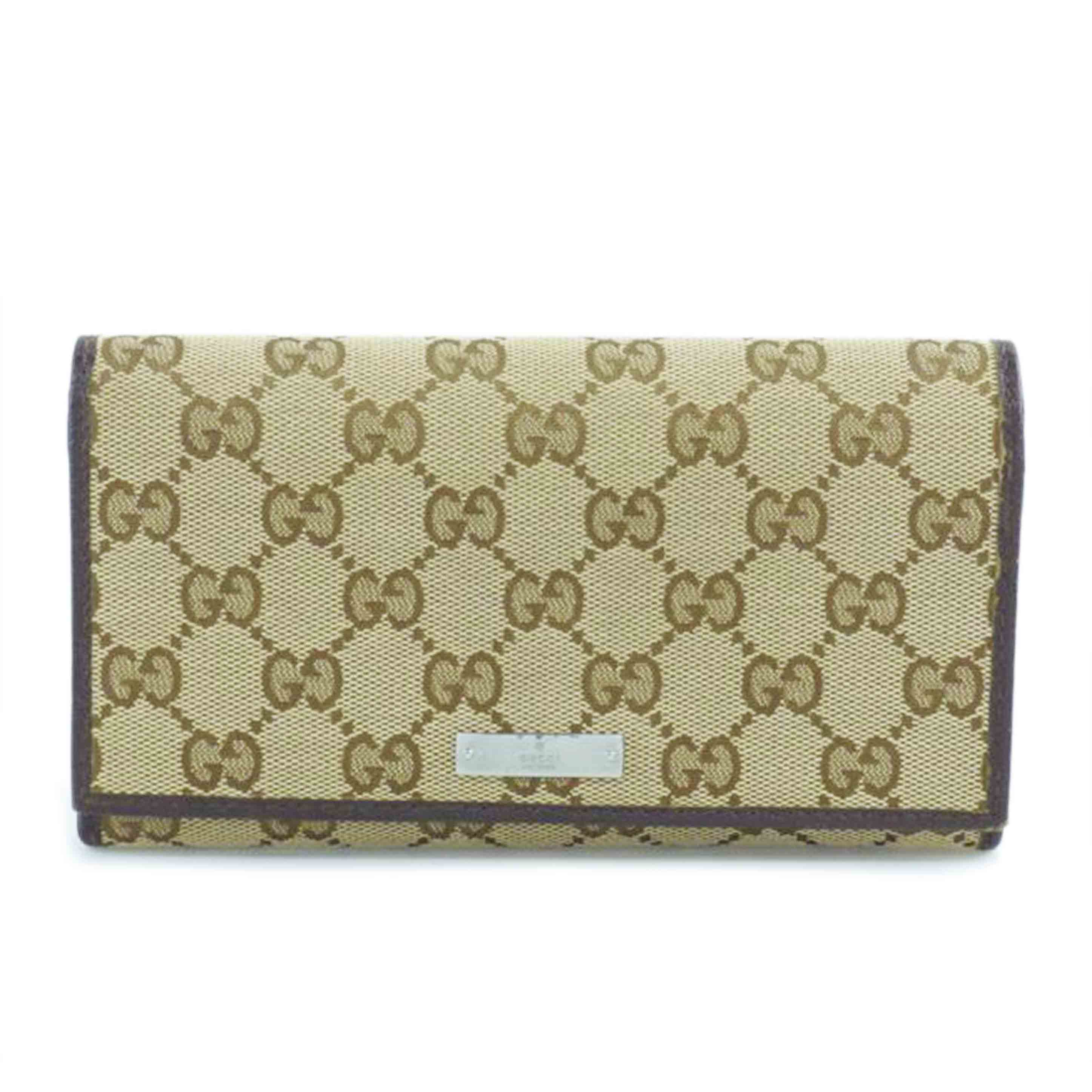 GUCCI グッチ/GGキャンバス2つ折り長財布/24494//041*/Bランク/64