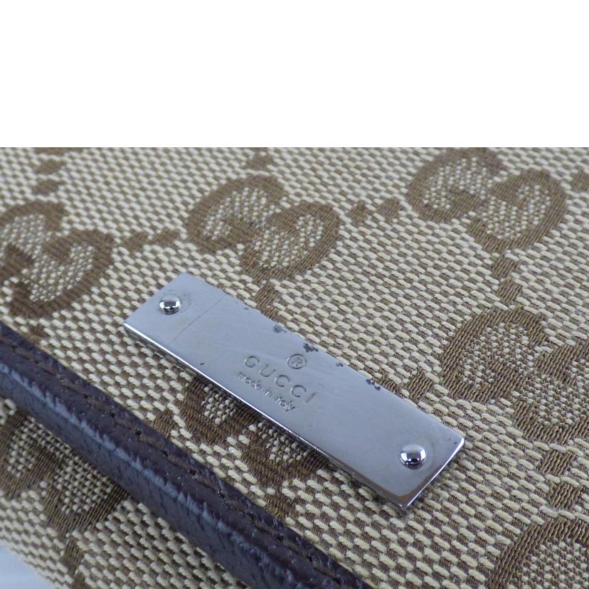 GUCCI グッチ/GGキャンバス2つ折り長財布/24494//041*/Bランク/64