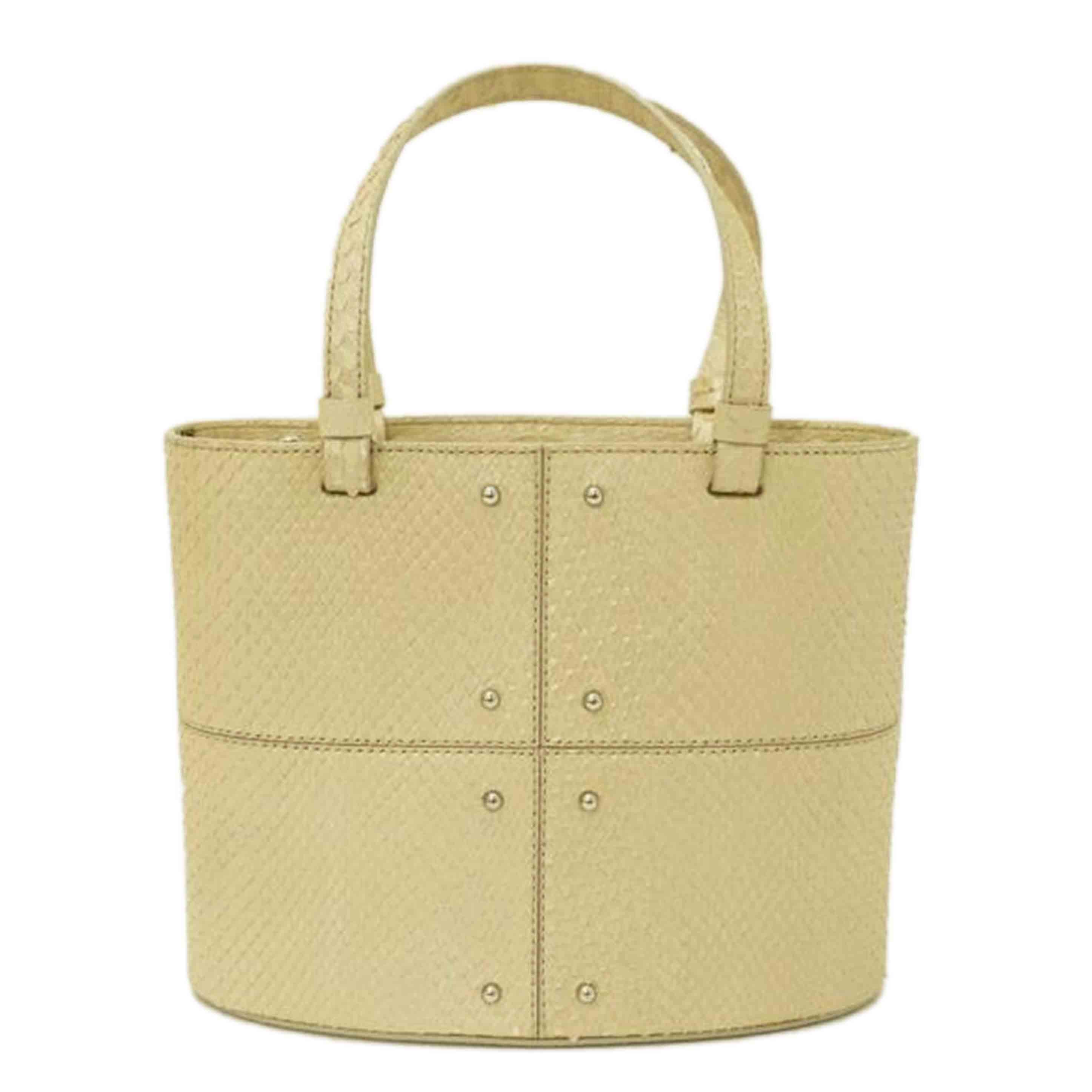 TODS/パイソン2wayトート/ベージュ//ABランク/69