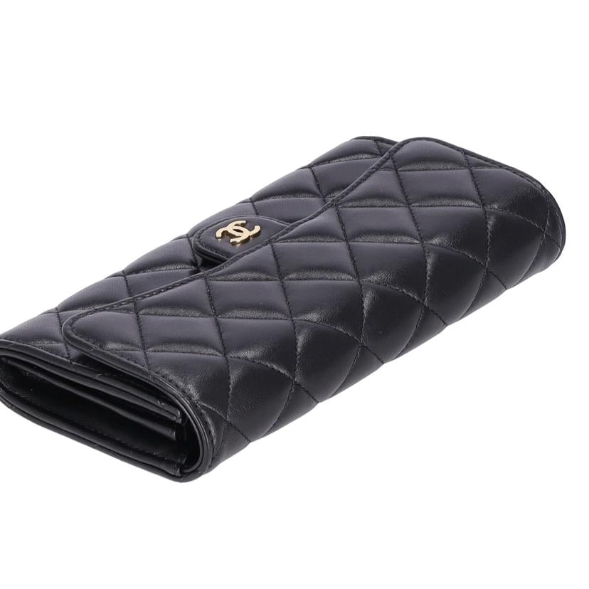 CHANEL シャネル/ラムスキン/クラシックロングフラップウォレット/AP0241//U7L*****/SAランク/91