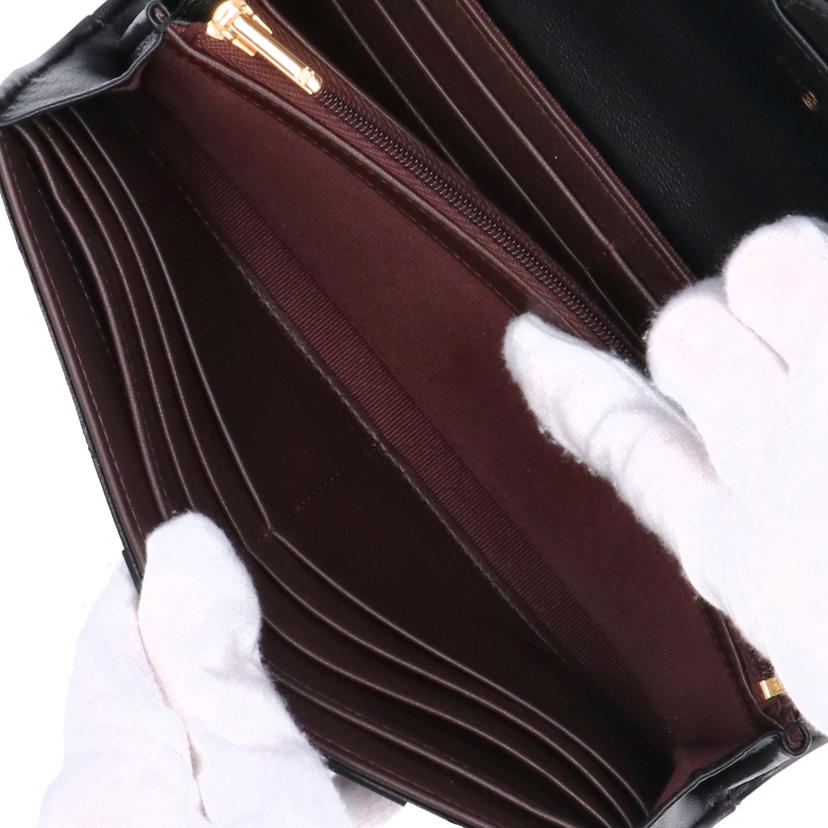 CHANEL シャネル/ラムスキン/クラシックロングフラップウォレット/AP0241//U7L*****/SAランク/91