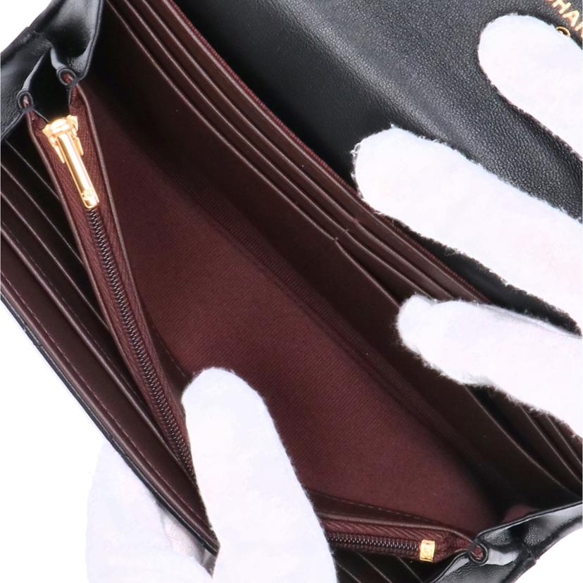 CHANEL シャネル/ラムスキン/クラシックロングフラップウォレット/AP0241//U7L*****/SAランク/91