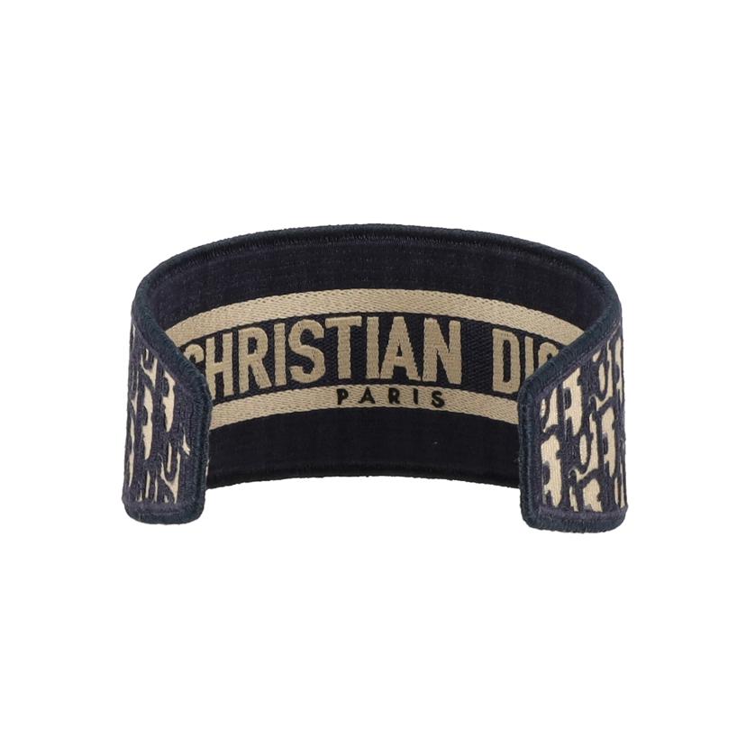 Dior ディオール/Dior オプリークカチューシャ/キャンバス/ネイビー//内側約******/Aランク/75