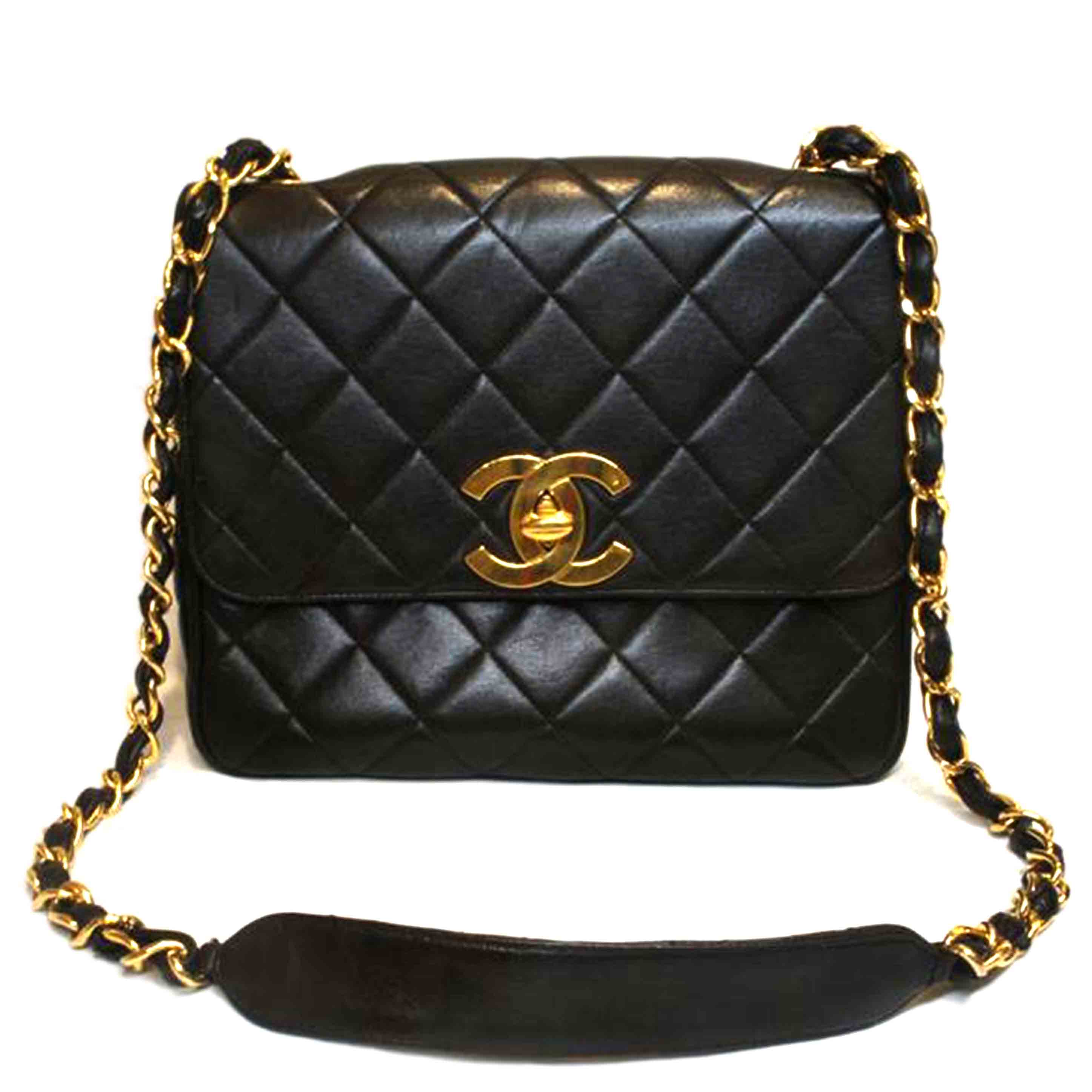 CHANEL シャネル/マトラッセラムスキンチェーンショルダー//119****/ABランク/92