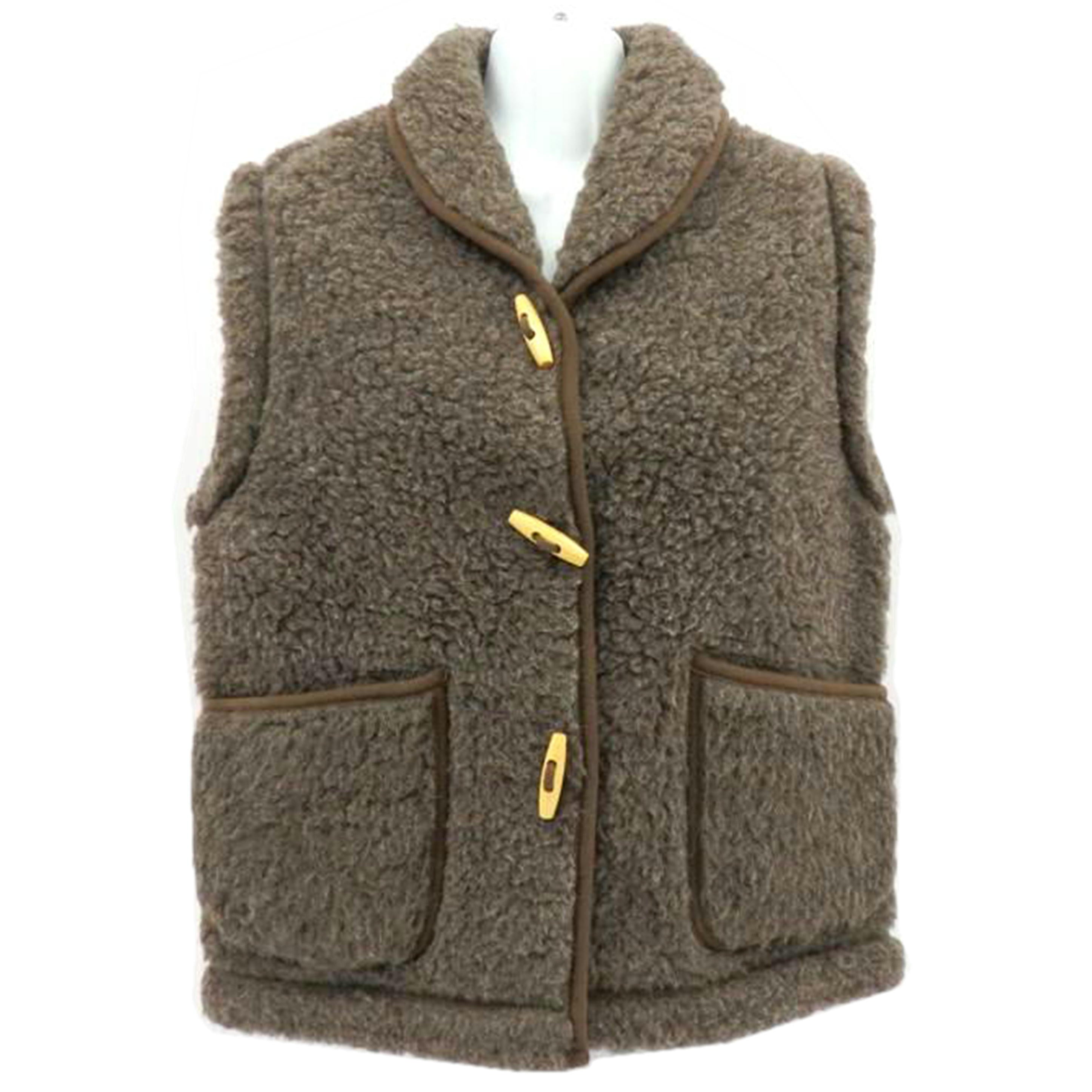 COLD BREAKER コールドブレーカー/ウール100%  ショールカラーボアフリースベスト/YWWP5423/5424//Aランク/77