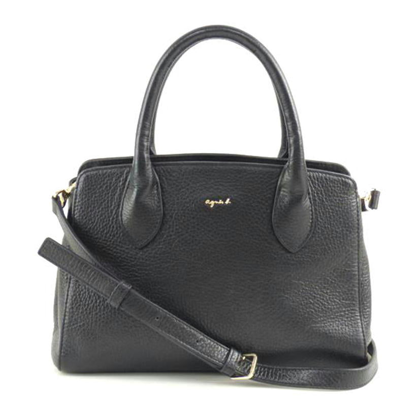 agnes b.アニエスベー レザートートバッグ レザー 2way トートバッグ