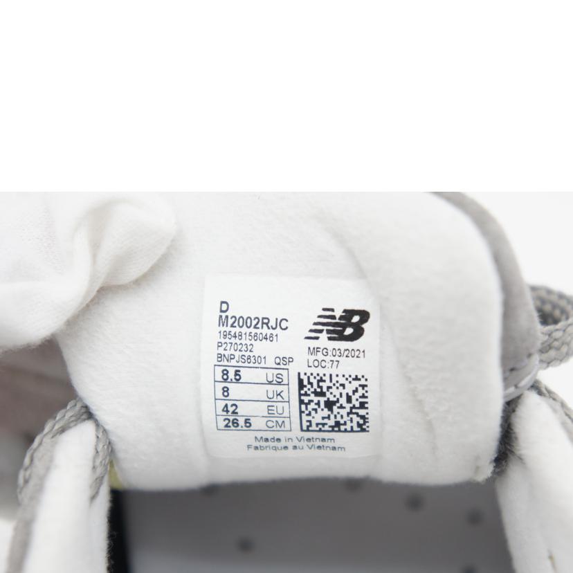 NB ニューバランス/2002RJC/グレー/グリーン/M2002RJC//サイズ:26.5cm/ABランク/75
