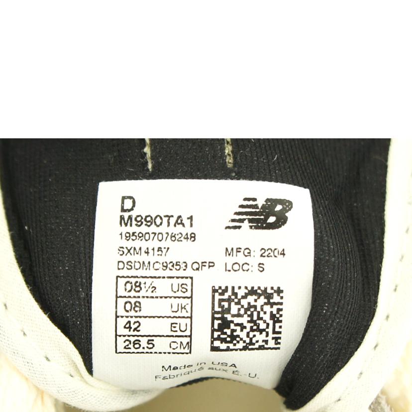 New balance ニューバランス/NBスニーカー USA製/M990TA1//Sランク/75