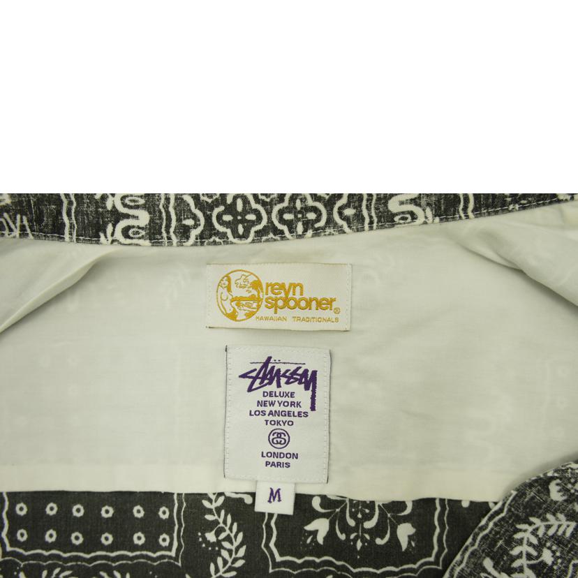 STUSSY×reyn spooner ステューシー×レインスプーナー/バンダナ柄プリント アロハシャツ//Aランク/09