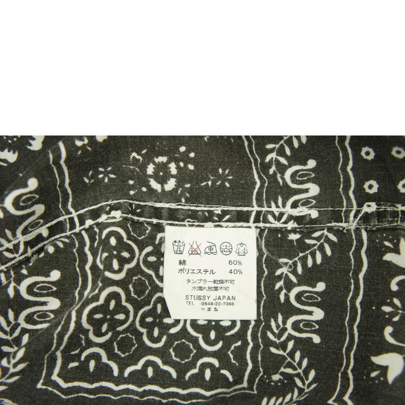 STUSSY×reyn spooner ステューシー×レインスプーナー/バンダナ柄プリント アロハシャツ//Aランク/09