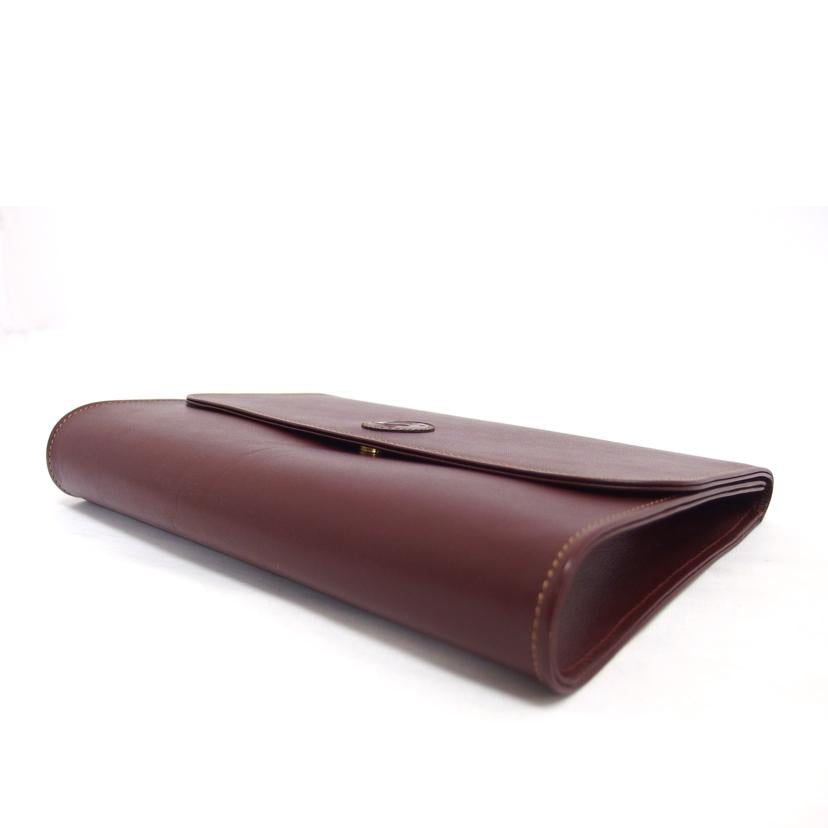 Cartier カルティエ/マストライン/クラッチバッグ/ボルドー/ヴィンテージ//Aランク/04