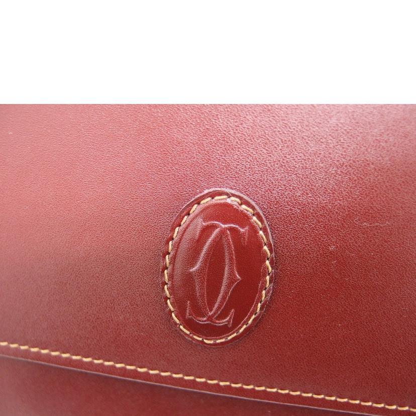 Cartier カルティエ/マストライン/クラッチバッグ/ボルドー/ヴィンテージ//Aランク/04