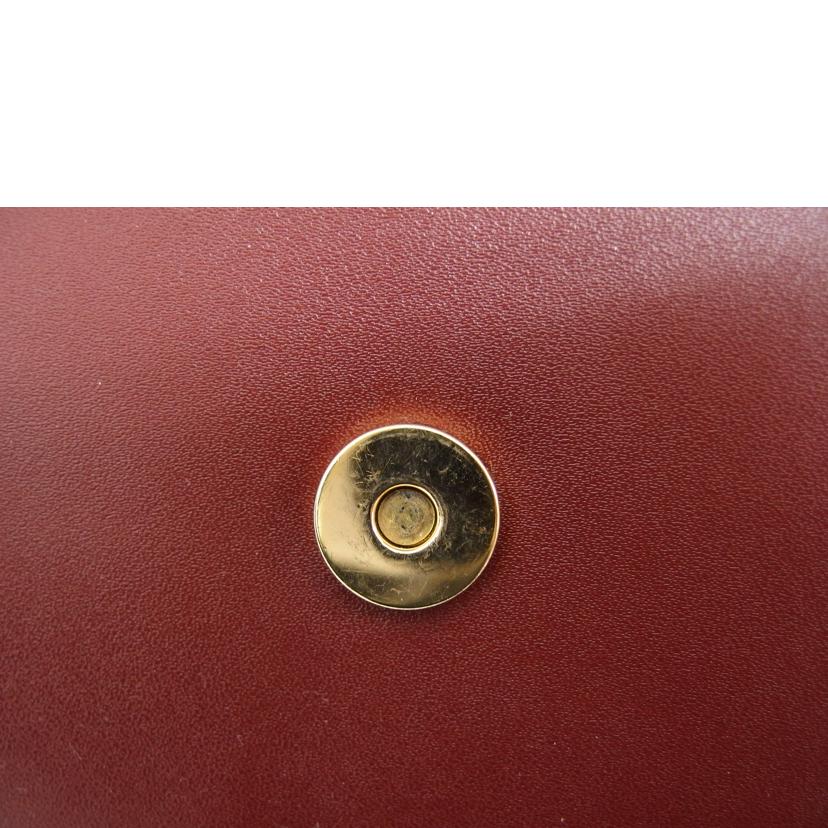 Cartier カルティエ/マストライン/クラッチバッグ/ボルドー/ヴィンテージ//Aランク/04