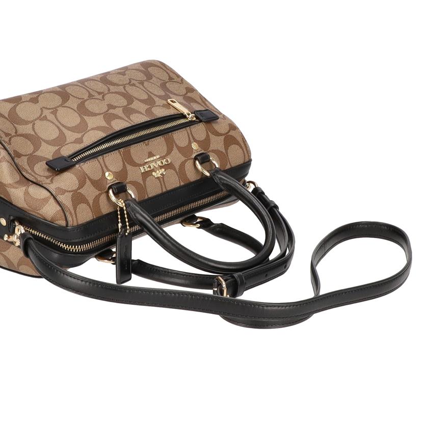 COACH コーチ/ローアンサッチェルシグネチャーキャンバス/F83607//K19**/Aランク/09