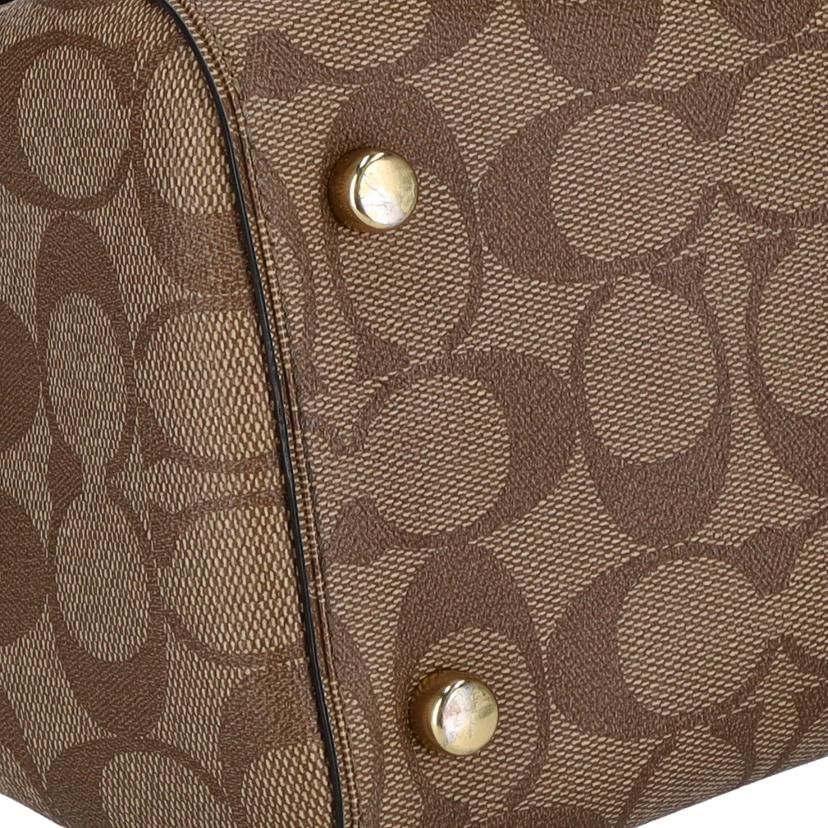 COACH コーチ/ローアンサッチェルシグネチャーキャンバス/F83607//K19**/Aランク/09