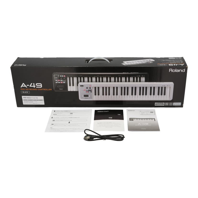 Roland ローランド /MIDIキーボードコントローラー/A-49-BK//F5Q8764/Aランク/64