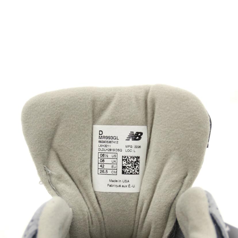 new balance ニューバランス/993/グレー/MR993GL//Sランク/75