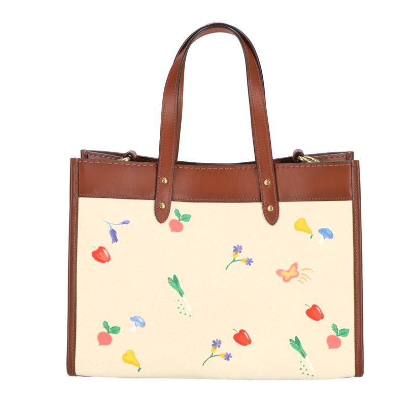 COACH コーチ/フィールドトート30ウィズガーデンエンブロイダリーコーチバッジ/C2773//A21**/Aランク/09
