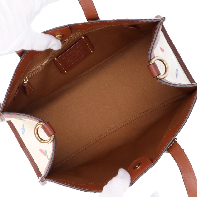 COACH コーチ/フィールドトート30ウィズガーデンエンブロイダリーコーチバッジ/C2773//A21**/Aランク/09