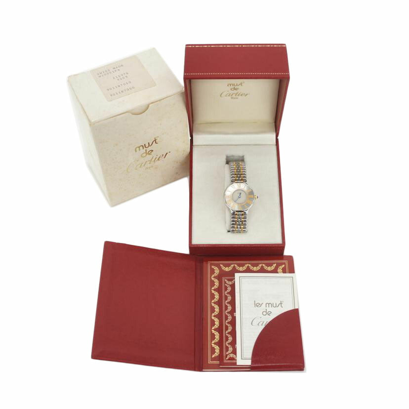 Cartier カルティエ/must21/クォーツ/W10051F4//901******/Aランク/75