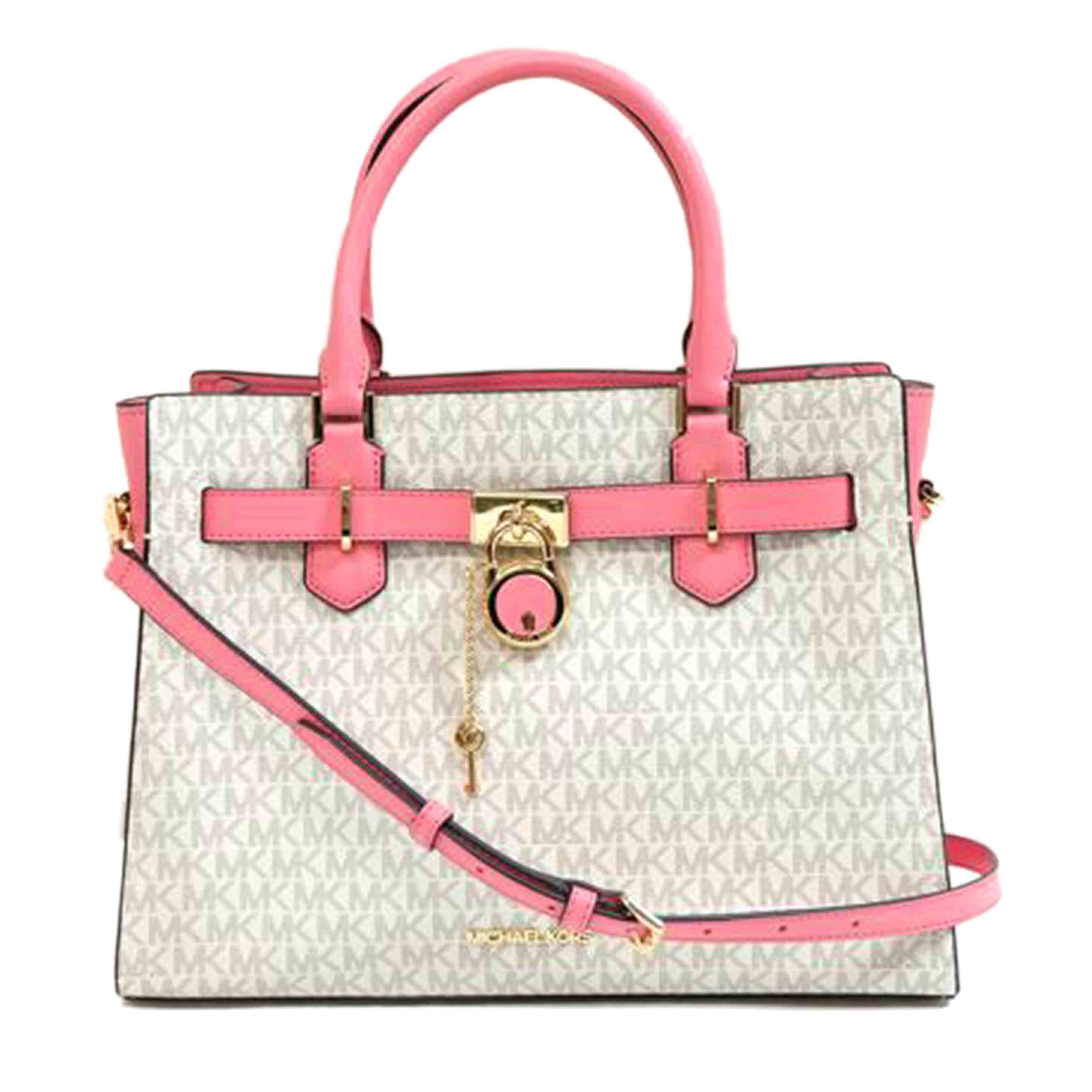 MICHAEK KORS マイケルコース/MKシグネチャーハミルトンミディアムサッチェル//Aランク/71