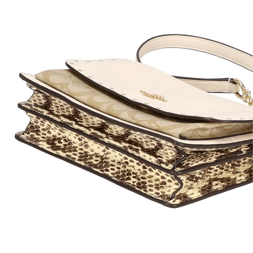 COACH コーチ/クレアクロスボディシグネチャーキャンバスウィズリベット/90400//L21**/Aランク/09