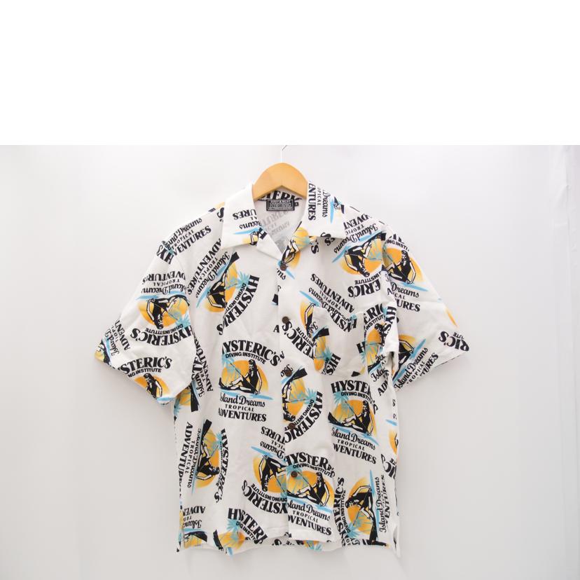 HYSTERIC GLAMOR ヒステリックグラマー/HYSTERIC GLAMOR ISLANDDREAM柄シャツ//Aランク/69