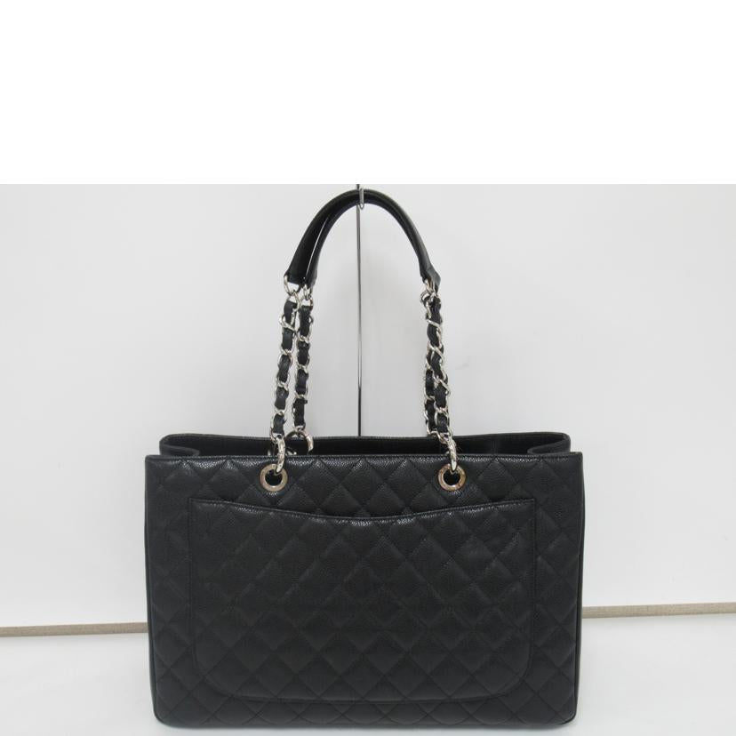 CHANEL/GSTトートバッグ/マトラッセ・キャビアスキン//157*****/Aランク/63