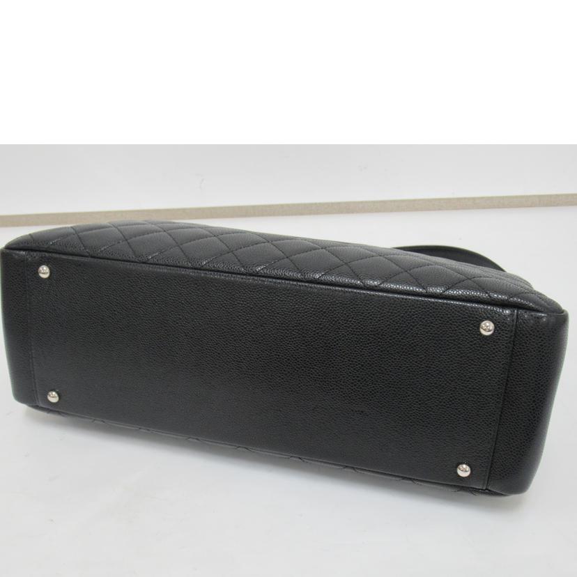 CHANEL/GSTトートバッグ/マトラッセ・キャビアスキン//157*****/Aランク/63