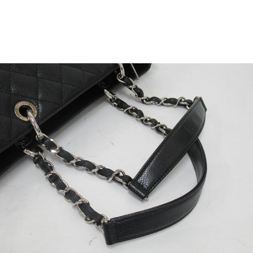 CHANEL/GSTトートバッグ/マトラッセ・キャビアスキン//157*****/Aランク/63